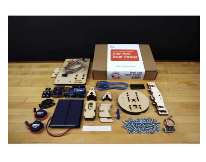 Two-axis solar tracker