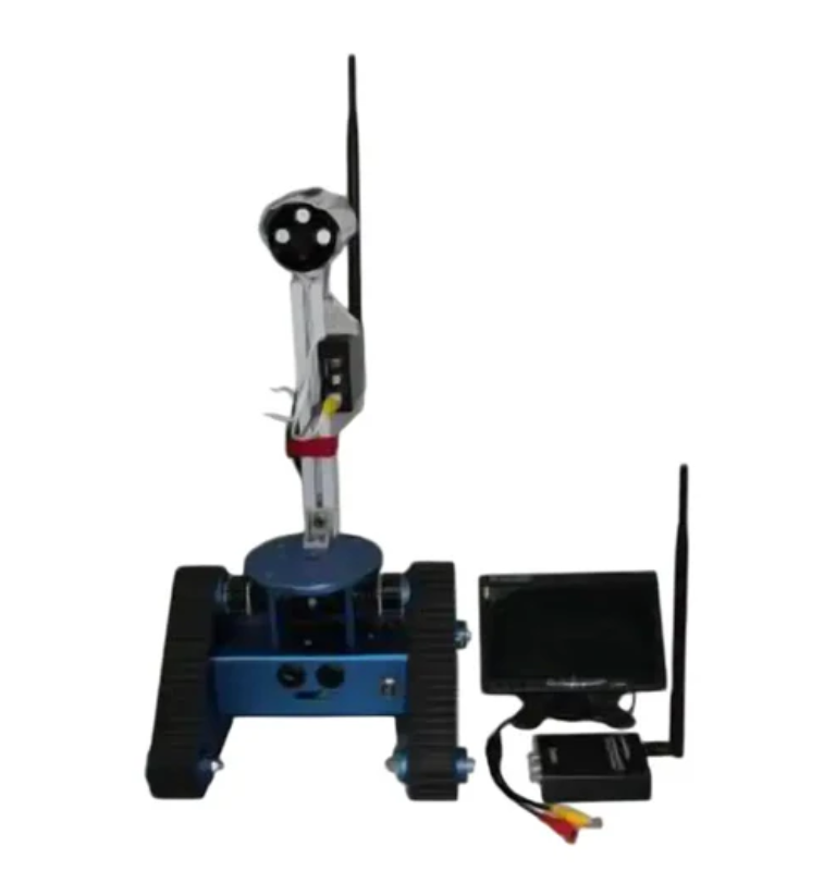 Remote Control Three-Track Tank Robot Kit (With Camera)