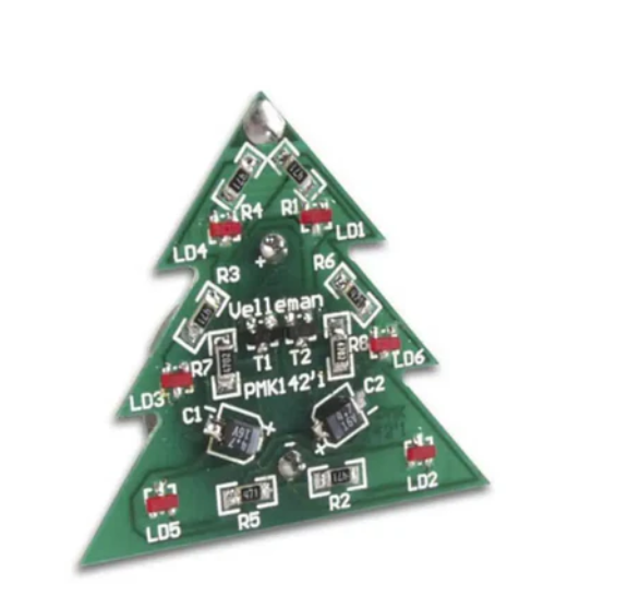SMD X-MAS Tree Soldering Kit