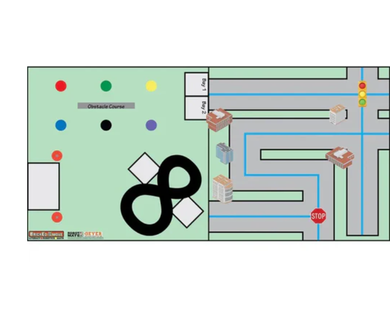 BrickEd Driving Course Challenge Mat (FLL Size)