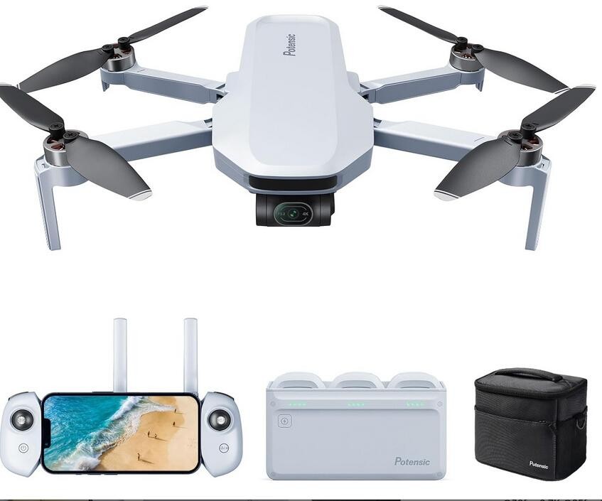 Potensic ATOM 3-axis gimbal 4K GPS drone, less than 249 grams, 96 minutes of flight, up to 6 km transmission, visual tracking