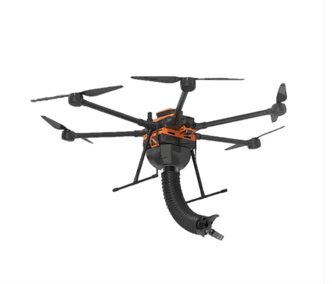 Drones that make IT possible (including MKN-800 flexible robotic arm)